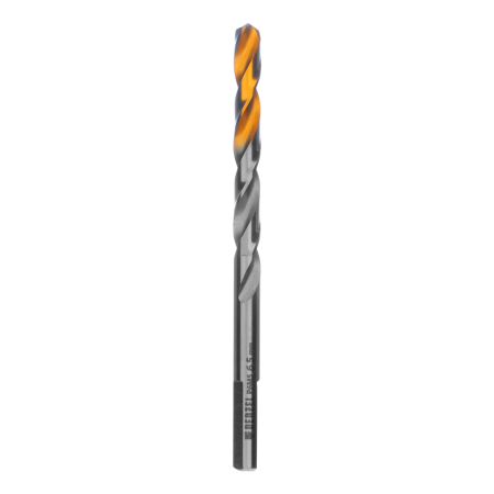 Сверло спиральное по металлу DENZEL 6,5 x 100 мм, Р6М5, Golden Tip