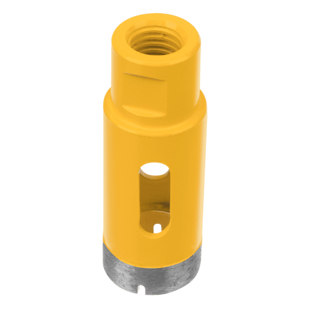 Сверло алмазное по керамограниту DENZEL, 27 мм, М14, мокрая резка