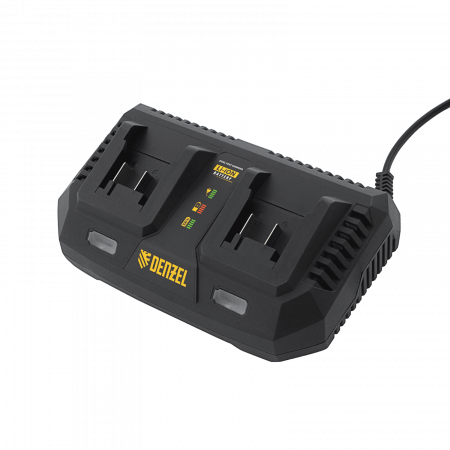 Зарядное устройство на 2 аккумулятора DENZEL IBC-18-3.0-2, Li-Ion, 18В, 3.0 А