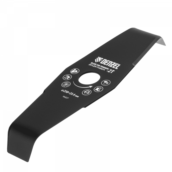 Диск для триммера  мульчирующий DENZEL 300 х 25,4 толщина 3 мм, 2 лезвия