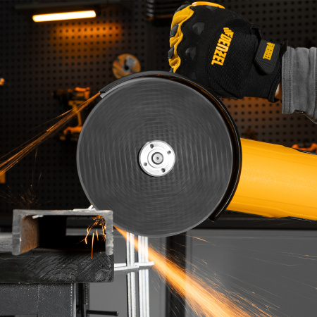 Машина шлифовальная угловая DENZEL AG180-2000, 2000 Вт, 180 мм, 8500 об/мин