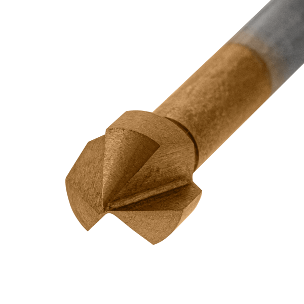 Зенковка конусная DENZEL под М5, HSS, по металлу, 6-гранный хвостовик