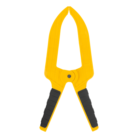 Струбцина клещеобразная DENZEL удлиненная 75 х 110 мм двухкомпонентные рукоятки