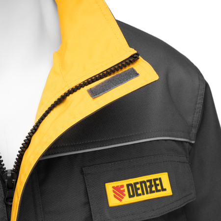 Куртка профессиональная рабочая DENZEL 65% полиэстер 35% хлопок, XXXL