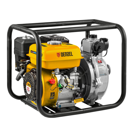 Мотопомпа бензиновая DENZEL PX-50H, 7 л.с, 2, 600 л/мин, глубина 8 м, напор 65 м