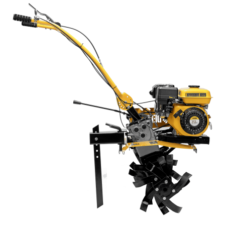 Мотоблок DENZEL DPT-170SB, 7 л.с., ремен.сцеп, фрез 3х4, ШОМ, без колес, передачи 2В/1Н