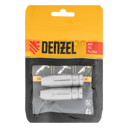 Сопло газовое DENZEL d12, длина 53м, 2 шт для MIG горелки тип 15