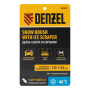Щетка-сметка со скребком DENZEL телескоп, поворотная голова, 750-1120 мм