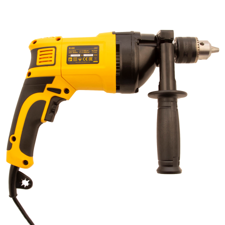 Ударная дрель DENZEL ID-850, 850 Вт, 0-3000 об/мин, 48000 уд/мин