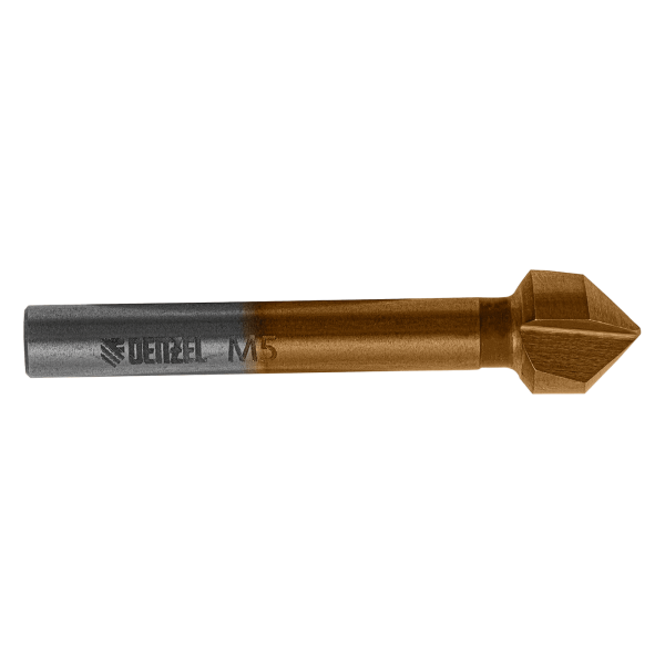 Зенковка конусная DENZEL под М5, HSS, по металлу, 6-гранный хвостовик