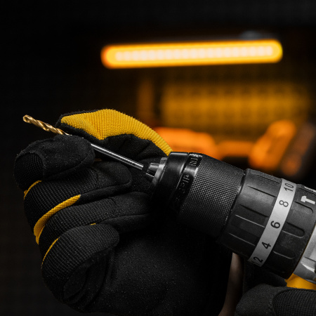 Сверло спиральное по металлу DENZEL 4 x 75 мм, Р6М5, Golden Tip