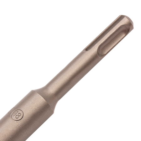 Бур по бетону DENZEL 705044, 18 x 310 мм, двойная спираль, три пылеотводящие кромки