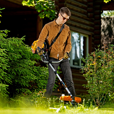 Триммер бензиновый DENZEL DT 43S, 43 см3, 2.5 л.с, разъемная штанга