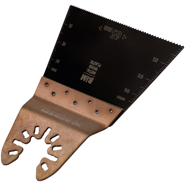 Насадка для МФИ DENZEL 782303 режущая прямая, BiM, по металлу и дереву, 65 x 1.2 мм