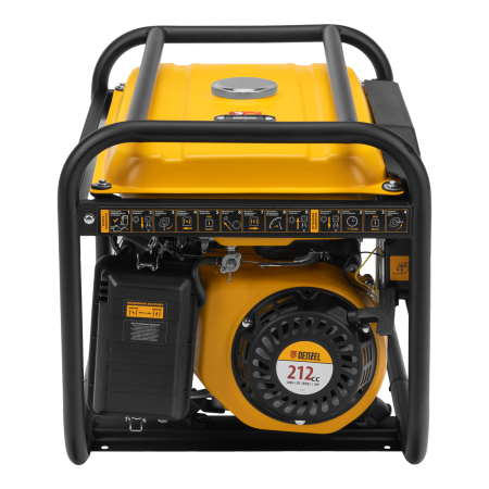 Генератор бензиновый DENZEL PS 28, 2.8 кВт, 230 В, 15 л, ручной старт