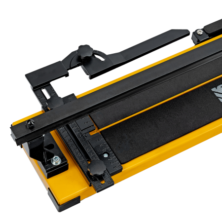 Плиткорез рельсовый DENZEL 1000х16мм, каретка на подш., стальная станина, усил. рукоятка-пенал