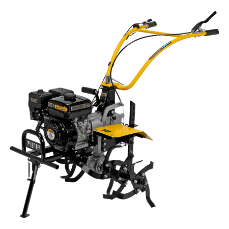 Мотоблок DENZEL DPT-370X, 7 л.с, дисковое сцепление,  фрез 3 x 4, ВОМ, передачи 3В/1Н