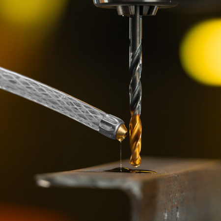 Масленка-нагнетатель DENZEL, металлический корпус, 0,3 л, гибкий наконечник