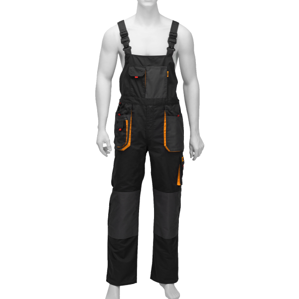 Полукомбинезон профессиональный рабочий DENZEL 65% полиэстер 35% хлопок, L