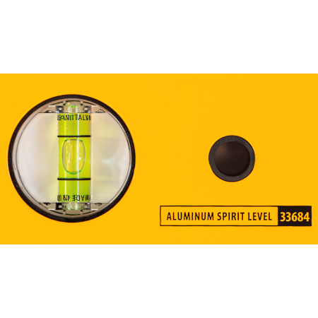 Уровень алюминиевый DENZEL 33684, 1200 мм, 3 глазка, фрезерованный