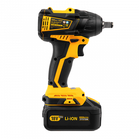 Гайковерт ударный аккумуляторный бесщет DENZEL CIW-IB-300, Li-ion, 18В, 300Нм Гайковерт ударный аккумуляторный бесщет DENZEL CIW-IB-300, Li-ion, 18В, 300Нм