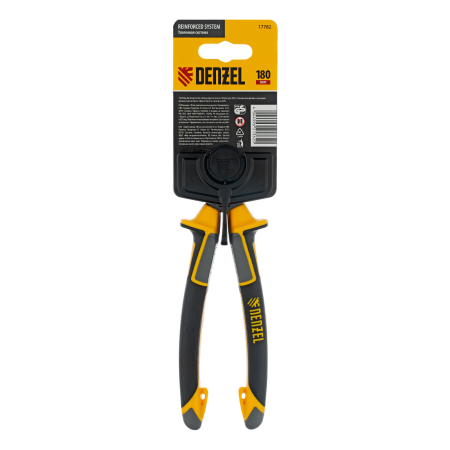 Бокорезы DENZEL 180 мм, трехкомпонентные рукоятки Denzel