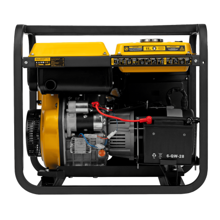 Генератор дизельный DENZEL DES-55E, 5,5 кВт, 230 В, 11 л, электростартер