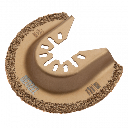 Насадка для МФИ DENZEL 782325 режущая полукруг, HM, по плитке, 63 мм