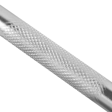 Вороток Г-образный DENZEL 250*50 мм, квадрат 1/2", CrV, матовый хром