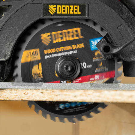 Пильный диск по дереву DENZEL ф140 х 20 мм, 36 зубов