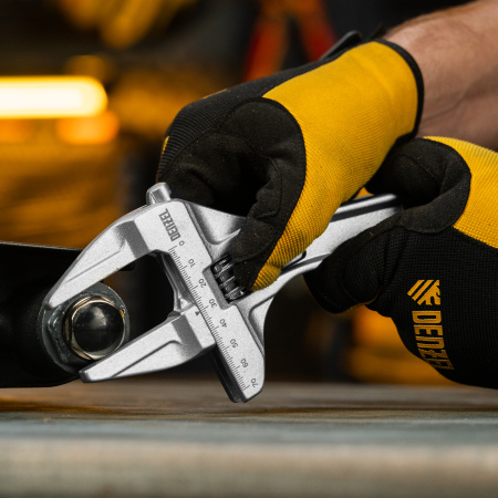 Ключ разводной DENZEL 205 мм, алюминиевый