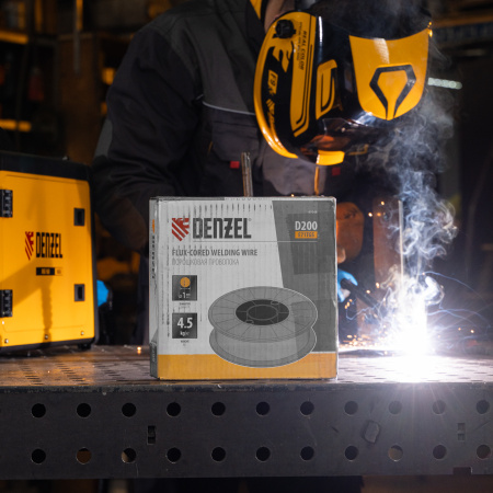 Порошковая проволока Denzel Е71TGS, диам. 1 мм, 4,5 кг, диам. катушки D200