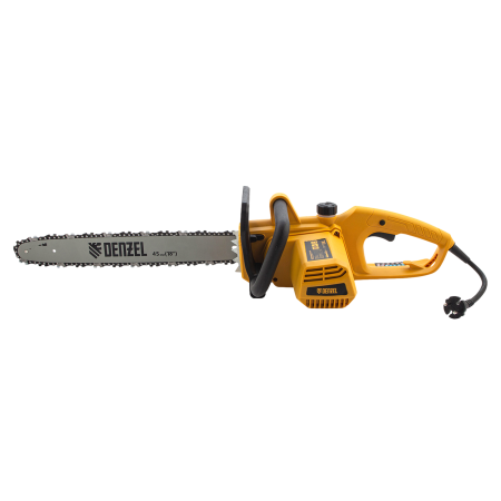 Пила цепная электрическая DENZEL EDS-2200P, 2.2 кВт, шина 45 см, шаг 3/8, 63 звена