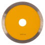Диск алмазный отрезной DENZEL 125 х 22,2 мм, сплошной, супертонкий, горячий пресс, мокрое резание
