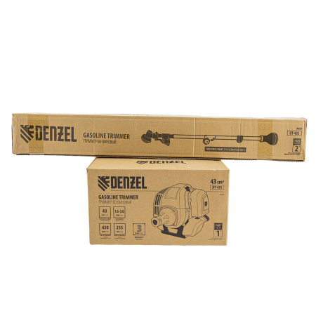 Триммер бензиновый DENZEL DT 43S, 43 см3, 2.5 л.с, разъемная штанга
