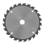 Пильный диск по дереву DENZEL ф165 х 20 мм, 24 зубьев, тонкий