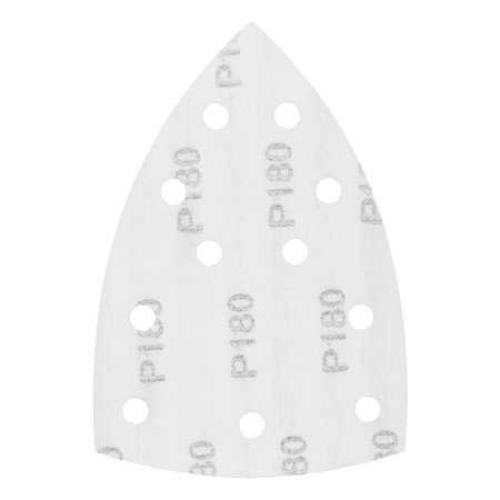 Треугольник абразивный на ворc. подложке под "липучку", перф., P 180, 150х150х100 мм, 5 шт. Denzel