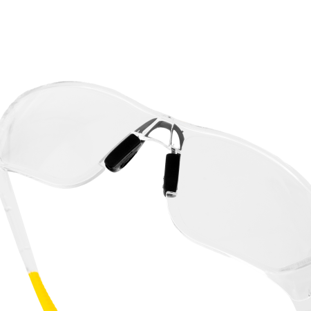 Очки защитные DENZEL открытые, поликарбонатные, прозрачная линза