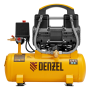 Компрессор безмасл. малошумный DENZEL DLP-950/10, 950Вт,10 л, 2850 об/мин, 170 л/мин Компрессор безмасл. малошумный DENZEL DLP-950/10, 950Вт,10 л, 2850 об/мин, 170 л/мин