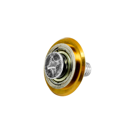 Ролик режущий с подшипником для плиткореза DENZEL 22х6х6мм, TiN