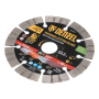 Диск алмазный отрезной DENZEL ф125 х 22,2 мм, Сегментный, сухое резание, HWD92
