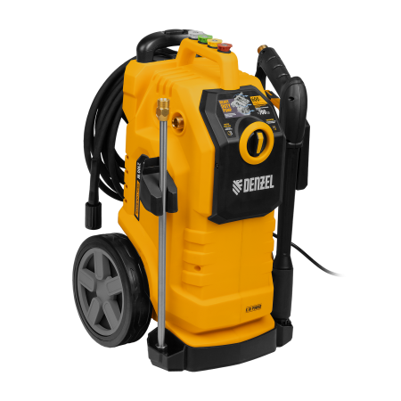 Моечная машина высокого давления DENZEL K 50 Power, 2100 Вт, 150 бар, 600 л/ч, асинхронный двигатель