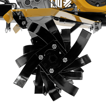 Мотоблок DENZEL DPT-170SB, 7 л.с., ремен.сцеп, фрез 3х4, ШОМ, без колес, передачи 2В/1Н