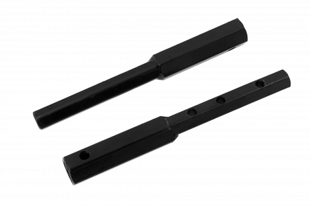 Удлинители осей DENZEL шест. 23 мм / шест. 23 мм, длина 270 мм, комплект 2 шт Удлинители осей DENZEL шест. 23 мм / шест. 23 мм, длина 270 мм, комплект 2 шт