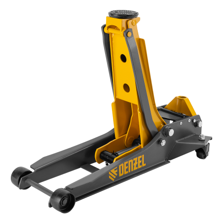 Домкрат гидравлический подкатной DENZEL 3 т, 85-610 мм, быстрый подъем, низ. подхват, проф, SUV