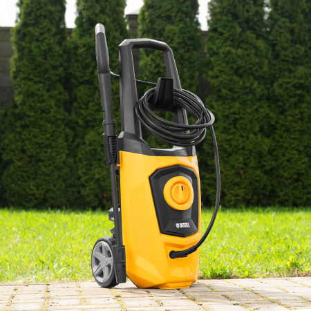 Моечная машина высокого давления DENZEL R-170, 2000 Вт, 170 бар, 360 л/ч, колесная