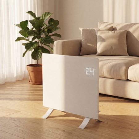 Конвектор электрический DENZEL OptiPrime-1000, Wi-Fi, тачскрин, цифровой термостат, 1000 Вт