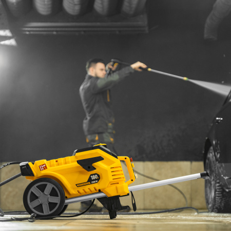 Моечная машина высокого давления DENZEL K 70 Power, 2500 Вт, 180 бар, 600 л/ч, асинхронный двигатель