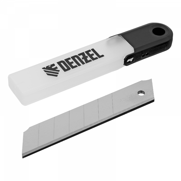 Лезвия DENZEL 25 мм, сталь SK5 - 0,7 мм, 5 штук