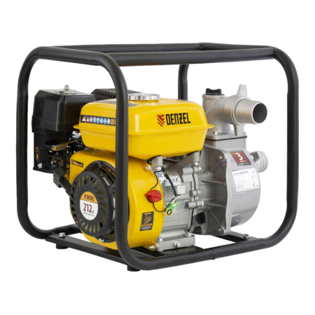 Мотопомпа бензиновая DENZEL PX-50, 7 л.с, 2, 600 л/мин, глубина 8 м, напор 30 м